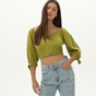 'ALE-Γυναικείο cropped top 'ALE  8916485 πράσινο