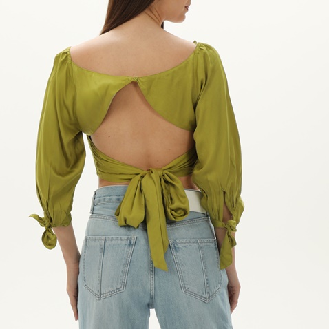 'ALE-Γυναικείο cropped top 'ALE  8916485 πράσινο