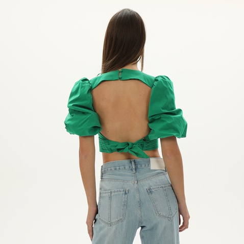 'ALE-Γυναικείο cropped top 'ALE 8916246 πράσινο