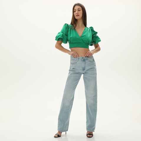 'ALE-Γυναικείο cropped top 'ALE 8916246 πράσινο