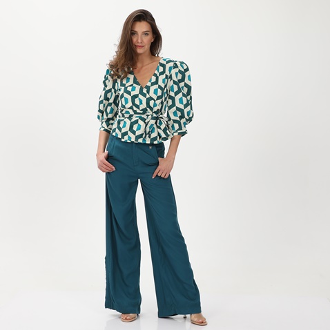 'ALE-Γυναικείο cropped top 'ALE 8916022 μπεζ