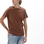 BATTERY-Ανδρικό t-shirt BATTERY 21231156 καφέ