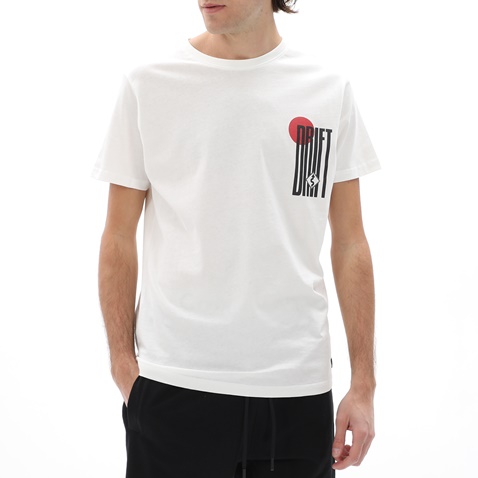 BATTERY-Ανδρικό t-shirt BATTERY 21231144 λευκό