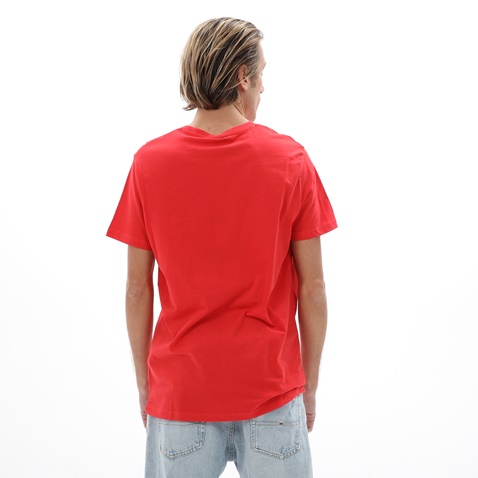 BATTERY-Ανδρικό t-shirt BATTERY 21231146 κόκκινο