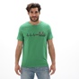 BATTERY-Ανδρικό t-shirt BATTERY 21231148 πράσινο