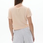 BODYTALK-Γυναικείο cropped t-shirt BODYTALK 1231-903620 σομόν