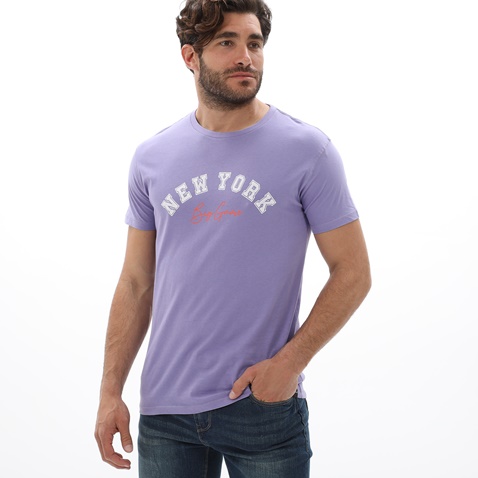 VAN HIPSTER-Ανδρικό t-shirt VAN HIPSTER 72131 μωβ