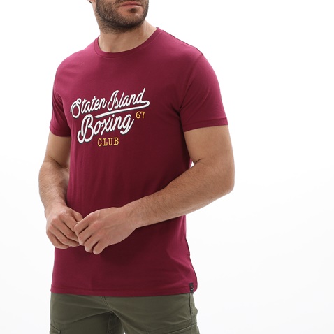 VAN HIPSTER-Ανδρικό t-shirt VAN HIPSTER 72138 magenta