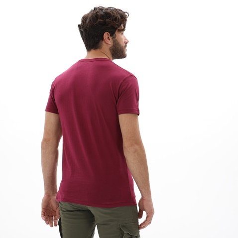 VAN HIPSTER-Ανδρικό t-shirt VAN HIPSTER 72138 magenta