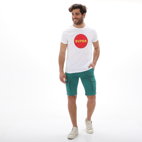 VAN HIPSTER-Ανδρικό t-shirt VAN HIPSTER 72000 λευκό