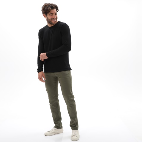 VAN HIPSTER-Ανδρικό chino παντελόνι VAN HIPSTER 72065 χακί