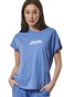 BODY ACTION-Γυναικείο t-shirt BODY ACTION 051421-01 μπλε