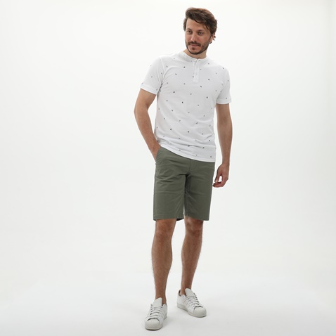 VAN HIPSTER-Ανδρικό t-shirt VAN HIPSTER 72255 λευκό