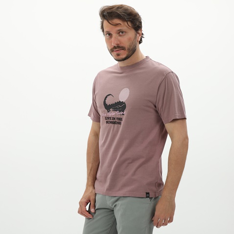 VAN HIPSTER-Ανδρικό t-shirt VAN HIPSTER 72268 μοβ