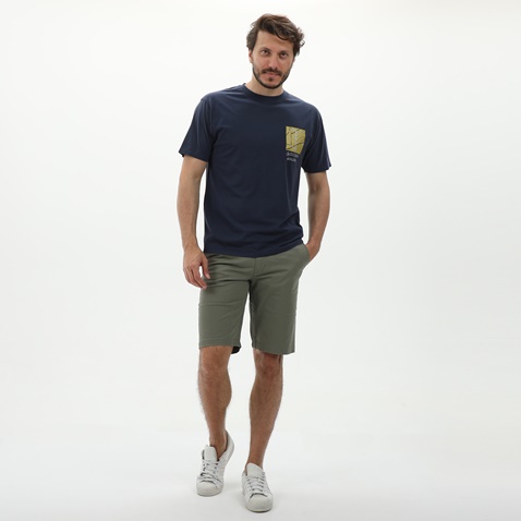 VAN HIPSTER-Ανδρικό t-shirt VAN HIPSTER 72270 μπλε