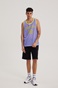 BLUE HUNTER-Ανδρική αμάνικη μπλούζα BLUE HUNTER 001020214 JERSEY TANK μοβ