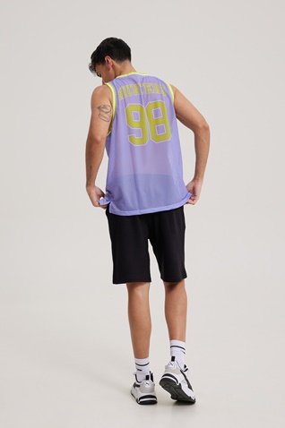 BLUE HUNTER-Ανδρική αμάνικη μπλούζα BLUE HUNTER 001020214 JERSEY TANK μοβ