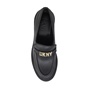 DKNY JEANS-Γυναικεία ψηλά loafers DKNY K3375421 ZONA μαύρα