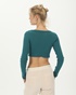 SUGARFREE-Γυναικείο cropped top SUGARFREE 23832080 πράσινο