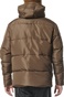 BODY ACTION-Aνδρικό puffer μπουφάν BODY ACTION 073327-01 καφέ