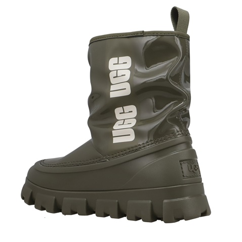 UGG AUSTRALIA-Γυναικείες γαλότσες UGG 1144059 Classic Brellah Mini χακί