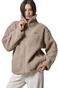 BODY ACTION-Γυναικεία fleece ζακέτα BODY ACTION 071420-01 μπεζ