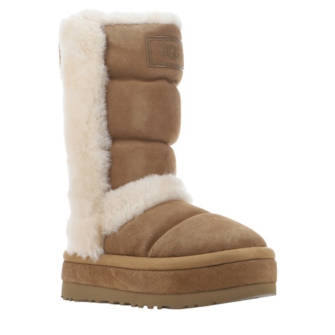 UGG AUSTRALIA-Γυναικεία μπότα UGG 1145990 Classic Cloudpeak Tall καφέ