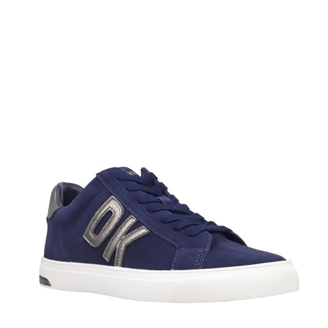 DKNY JEANS-Γυναικεία sneakers DKNY JEANS K2324568 ABENI μπλε ασημί