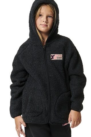 BODY ACTION-Παιδικό jacket BODY ACTION FLUFFY 072404-01 μαύρο