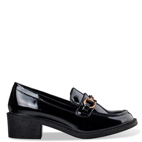 MISS NV-Γυναικεία μοκασίνια loafers MISS NV  V36-20089 μαύρα