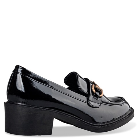 MISS NV-Γυναικεία μοκασίνια loafers MISS NV  V36-20089 μαύρα