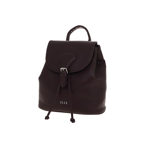 ELLE-Γυναικείο backpack ELLE 8228 καφέ