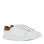 JK LONDON-Ανδρικά sneakers JK LONDON Q528B0032 λευκά καφέ