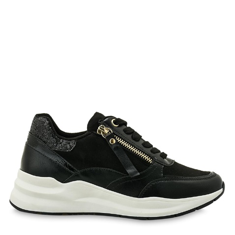 JK LONDON-Γυναικεία sneaker wedges JK LONDON T157E7632 μαύρα