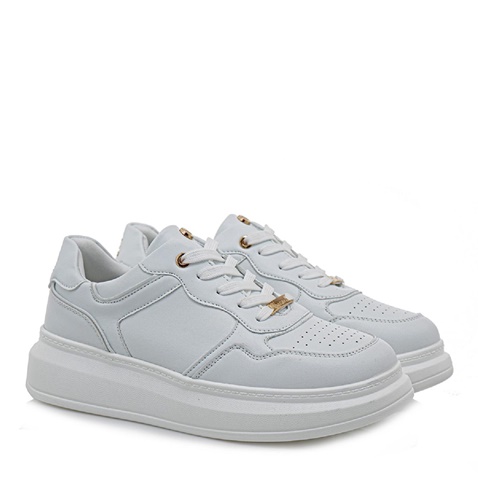 JK LONDON-Γυναικεία sneakers JK LONDON T104B1402 λευκά