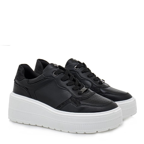 JK LONDON-Γυναικεία sneakers JK LONDON T104B5873 μαύρα