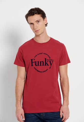 FUNKY BUDDHA-Ανδρικό t-shirt FUNKY BUDDHA μαύρο 