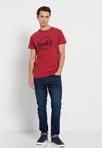 FUNKY BUDDHA-Ανδρικό t-shirt FUNKY BUDDHA μαύρο 