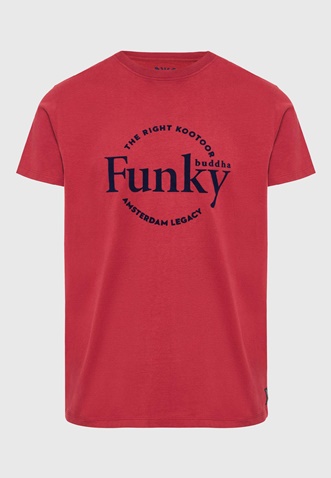 FUNKY BUDDHA-Ανδρικό t-shirt FUNKY BUDDHA μαύρο 